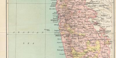 Karta predsjedništva Bombay