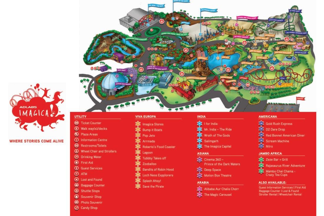 karta Imagica Mumbai na karti