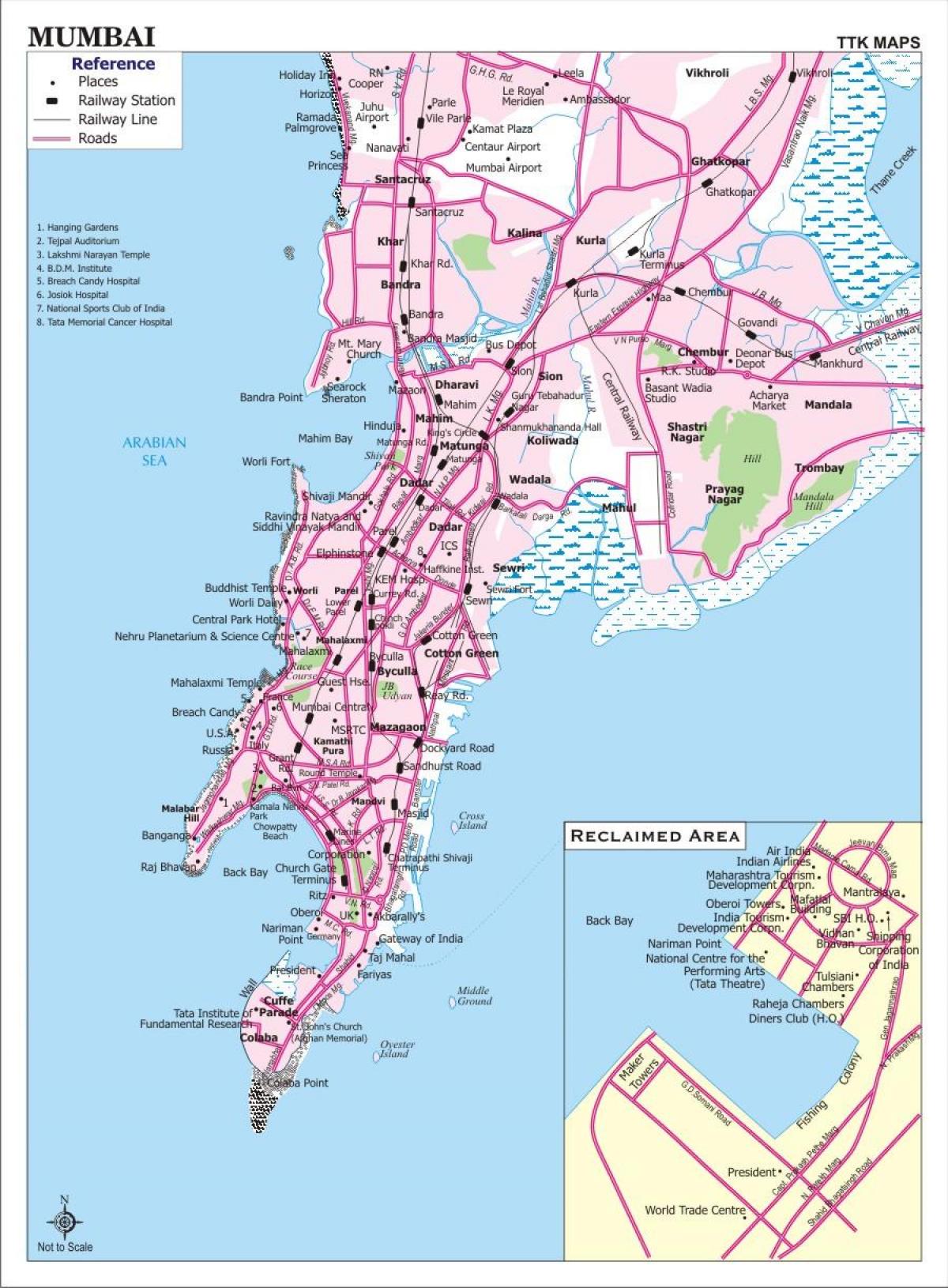 Mumbai karta autobusnih linija