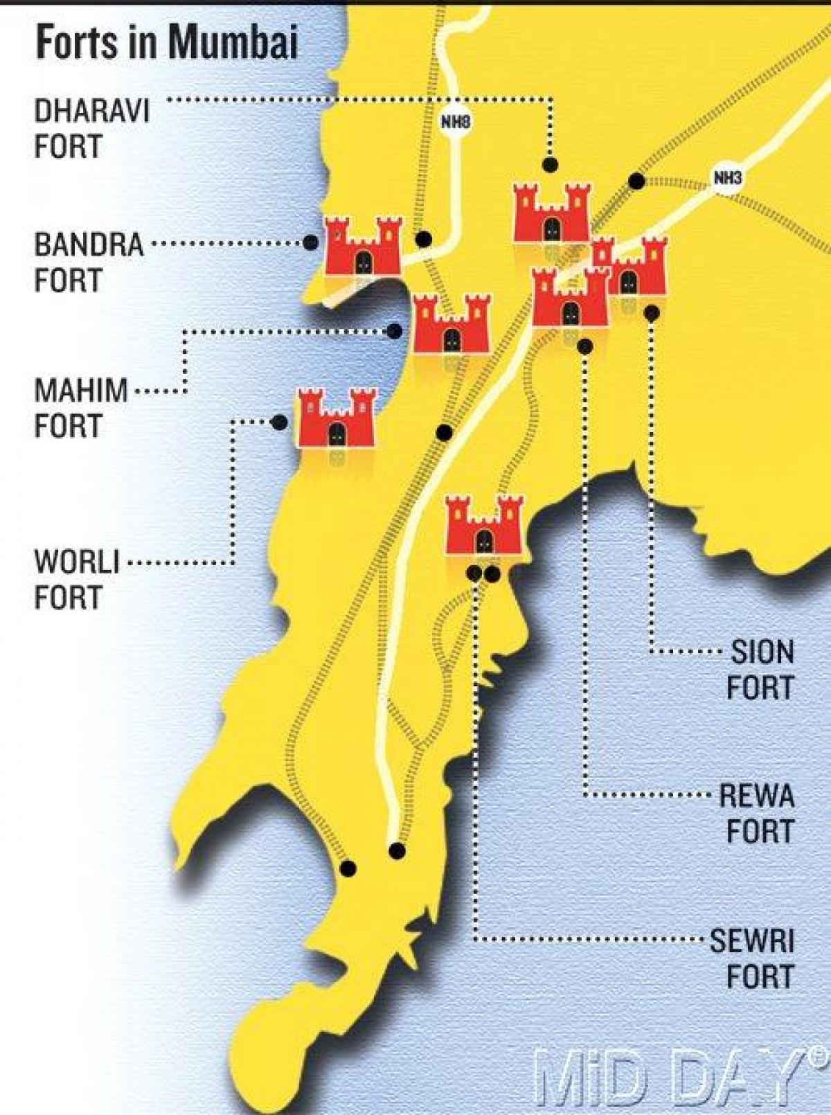 Mumbai Fort karti