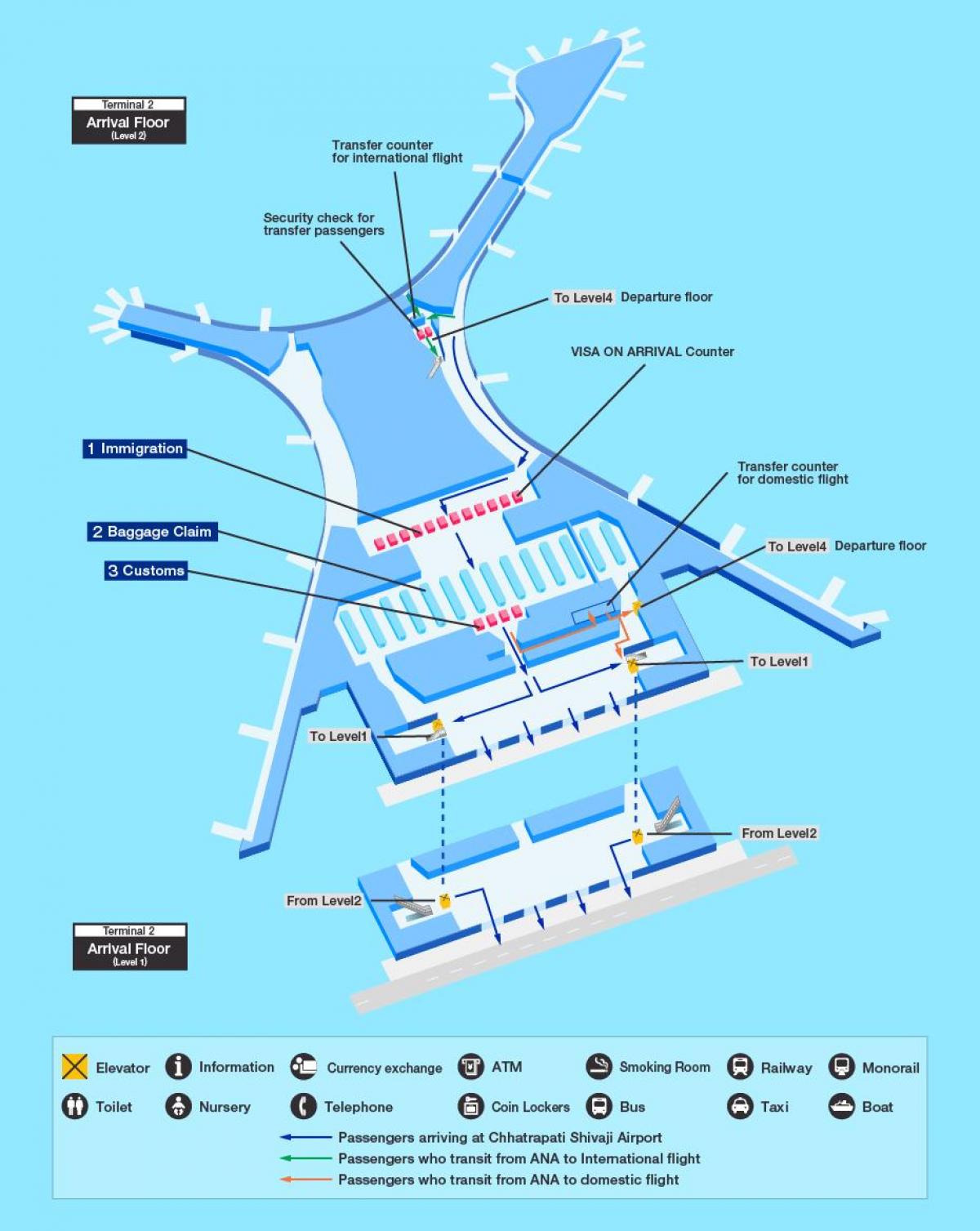 kartica je Međunarodna zračna luka Mumbai