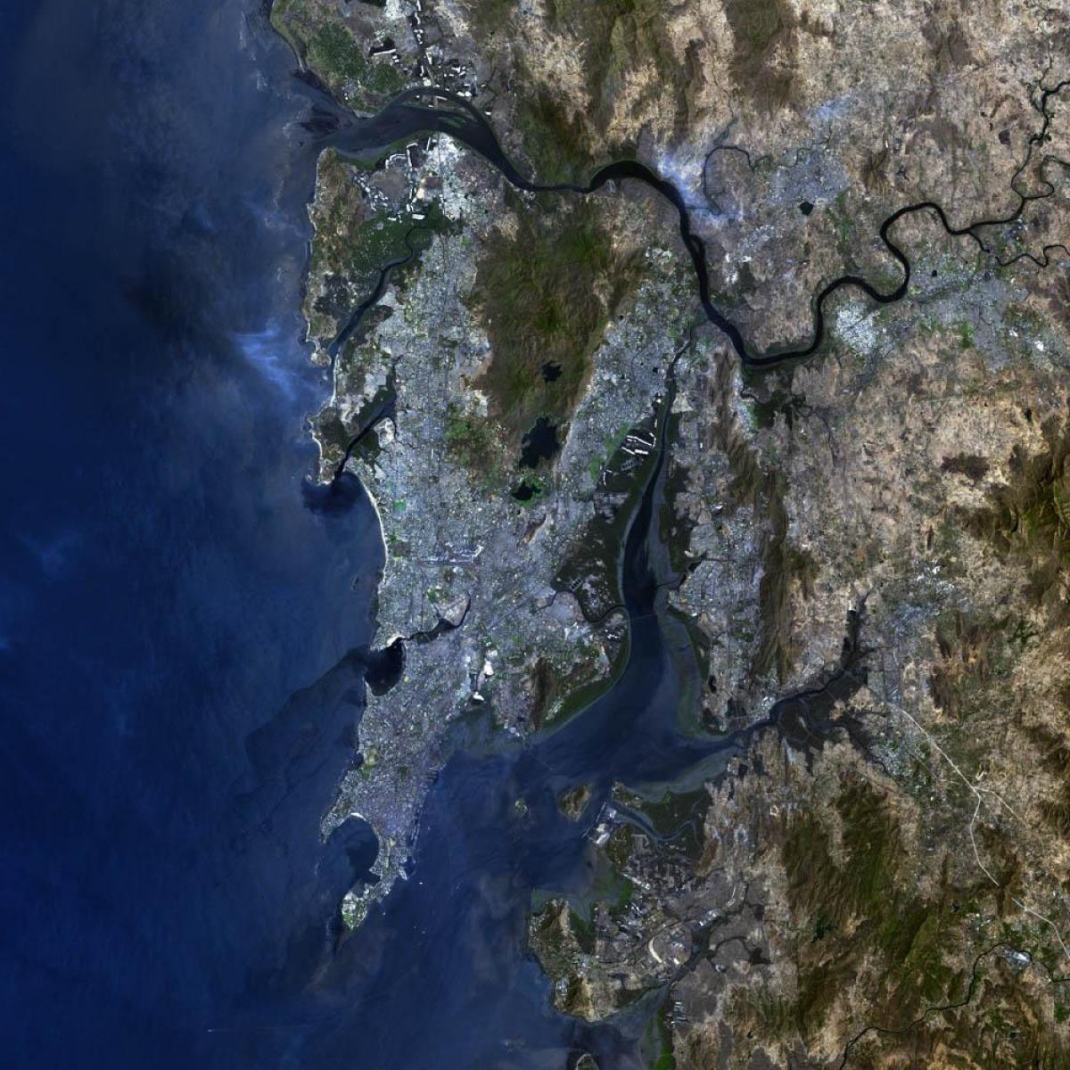 satelitska karta Mumbai
