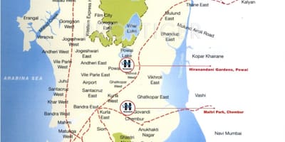 Karta Колаба u Mumbai