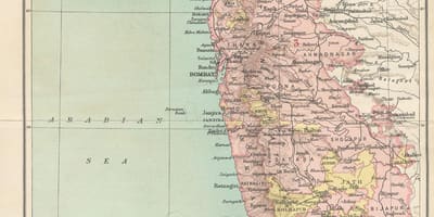 Karta predsjedništva Bombay